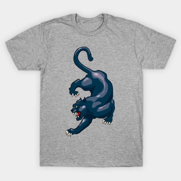 Black Panther T-Shirt by Staermose